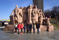 Walking sights hero-city Kiev
